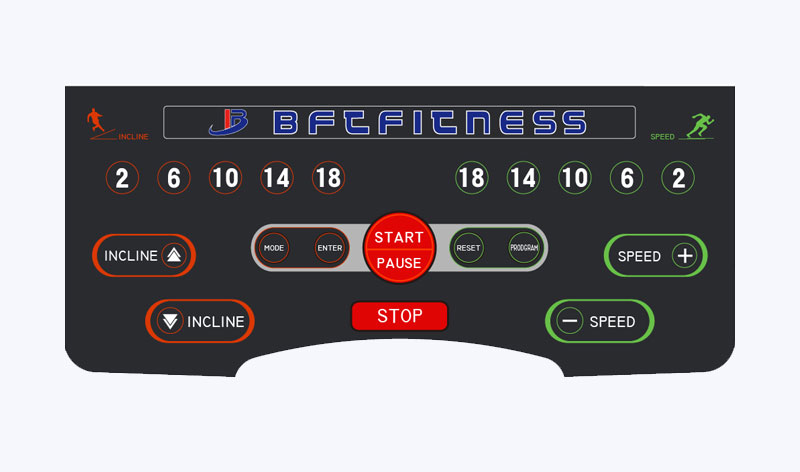 博菲特跑步機按鍵