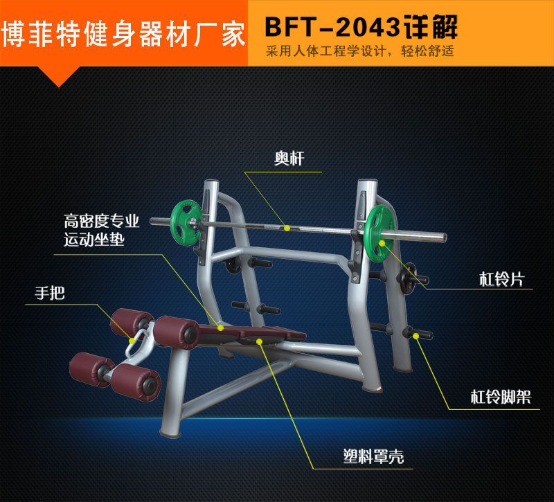 下斜臥推訓(xùn)練器